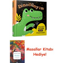 İndigo Kitap Dino Dünyası - Neon Renkler (Ciltli) + Masallar
