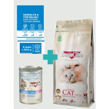 Bonacibo Tavuklu Kuru Mama 2 kg & Deniz Ürünlü Ezme Yaş Mama Avantaj Paketi (6X400 Gr)