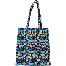 Dora Shopping Balık Baskılı Bez