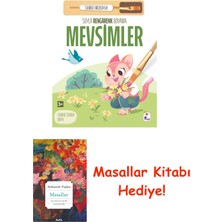 İndigo Kitap Suyla Rengarenk Boyama - Mevsimler + Masallar