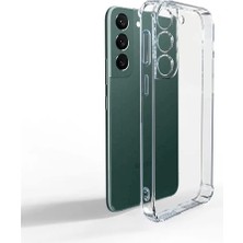 Dora Shopping ile Uyumlu S22 Kılıf 2mm Anti Shock Silikon Renksiz