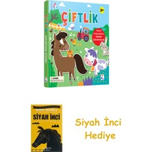 İndigo Kitap Silikon Çıkartmalı - Çiftlik (Ciltli) + Siyah Inci