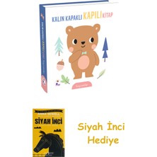 İndigo Kitap Kalın Kapaklı Kapılı Kitap - Hayvanlar (Ciltli) + Siyah Inci