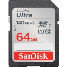 Dora Shopping 64 Ultra Sdxc Bellek Kartı, 140 Mb/s' Kadar, Uygulama Performansı, Uhs-I, Class 10, U1