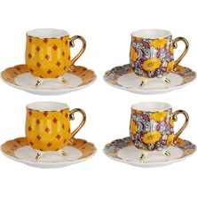 Dora Shopping Eliana Dörtlü Ayaklı Fincanı Seti