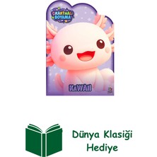 İthaki Yayınları Kawaii Zamanı – Çıkartmalı Boyama Kitabı + Dünya Klasiği