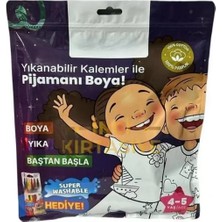 Senka Kalem Hediyeli Boyanabilir Pijama 4-5 Yaş
