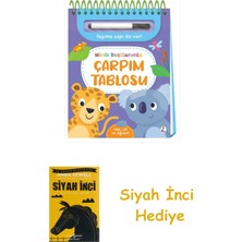İndigo Kitap Minik Dostlarımla Çarpım Tablosu (Ciltli) + Siyah Inci