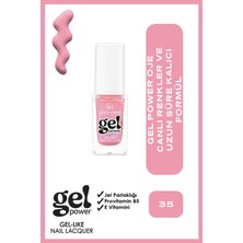 Golden Rose Gel Power Gel-Like Nail Lacquer - No: 35 - Jel Parlaklığında Oje