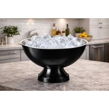 Biradlı Punch Kase 28XH24 cm Siyah | Modern Servis Kasesi – Bar & Restoran