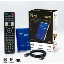 Next 2071 H265 Hevc I.p.t.v. Özellikli Çanaklı Çanaksız Mini Hd Uydu Alıcısı