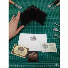 Vintage Leather Craft Erkek Deri Cüzdan