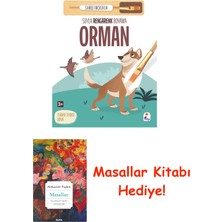 İndigo Kitap Suyla Rengarenk Boyama - Orman + Masallar