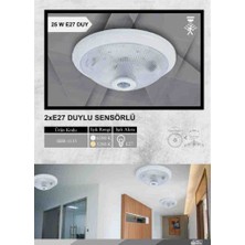  sensörlü tavan armatürü 360°  hareket sensörlü palastik glop 5 adet