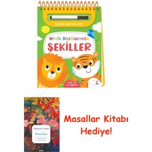 İndigo Kitap Minik Dostlarımla Şekiller (Ciltli) + Masallar