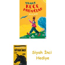 Kronik Kitap Yamuk Keçe Pabuçlar + Siyah Inci