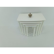 Mirzabeyoğlu Mdflam Ekru&ekru Zigon Sehpa