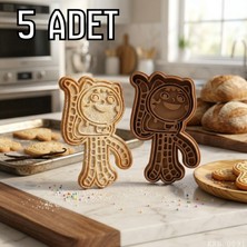 Ulu Pazarlama 5li Uzun Kuyruklu Kedi Hamur Şekillendirici Kurabiye Kalıbı Oyun Hamuru Kalıbı 6 5 cm