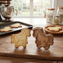 Ulu Pazarlama Sevimli Midilli Hamur Şekillendirici Kurabiye Kalıbı Oyun Hamuru Kalıbı 8 cm