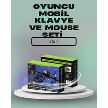 Masa Dostu Mobil Oyunlar Için Klavye, Mouse ve Dönüştürücü Seti Tdms-07