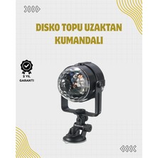 Renklime Uzaktan Kumandalı, Ses Kontrollü LED Disko Işığı - Parti ve Kulüpler Için