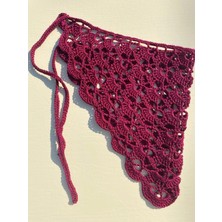  Örgü El Yapımı Kroşe Bandana
