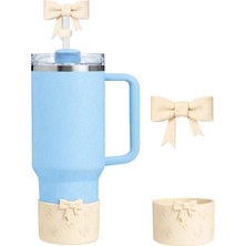 Belirtilmemiş Stanley Termos Uyumlu Stanley Quencher 1,18 Uyumlu Aksesuar Pipet Koruyucu ve Taban Kılıfı