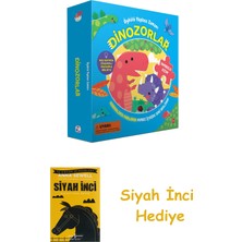 İndigo Kitap Öykülü Yapboz Zamanı - Dinozorlar + Siyah Inci
