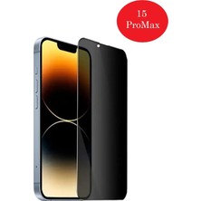 Glazef Iphone 15 Pro Max Hayalet Ekran Koruyucu 9h Tam Uyumlu Gizleyen Kırılmaz Cam