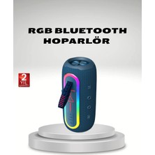 Renklime Taşınabilir Mini Bluetooth Hoparlör Güçlü Ses ve Şık Kırmızı Tasarım