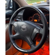 Stilix Garage Toyota Avensis T25 Kasa 2003-2009 Araca Özel Direksiyon Kılıfı 5d Kristal Karnon Soft Nokta