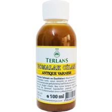 Terlans Doğal Ahşap Cilası Gomalak 100ml Antik Vernik ile Uzun Ömürlü Koruma