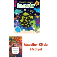 İndigo Kitap Karanlıkta Parlayan Kitaplar - Dinozorlar + Masallar