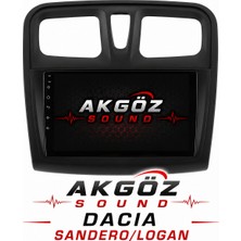 GÖZA-X Dacıa  Sandero/logan Multimedya Çerçevesi 9 Inç  Soketleri Içinde