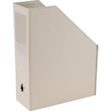 Dora Shopping Magazinlik Suni Deri Masa Üstü Evrak/dosya Düzenleyici 23 * 30 * 9 Cm. Bej