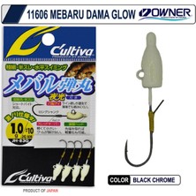 Cultiva 11606 Mebaru Dama Glow Lrf Jighead (JH-83G)