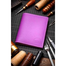 Vintage Leather Craft Hakiki Deri Araç Ruhsat Kabı