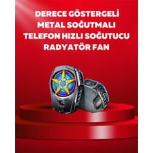 Renklime Mobil Cihaz Soğutma Radyatörü – Metal+Abs, Type-C Kablolu