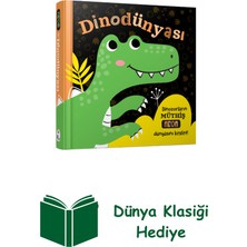 İndigo Kitap Dino Dünyası - Neon Renkler (Ciltli) + Dünya Klasiği