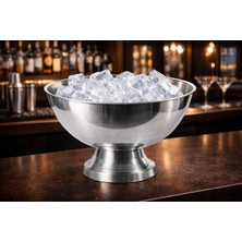 Biradlı Punch Kase 28XH24 cm | Paslanmaz Çelik Servis Kasesi – Bar & Restoran