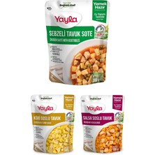 Yayla Yemek Hazır Köri/salsa/sebzeli Tavuk 3X200 gr