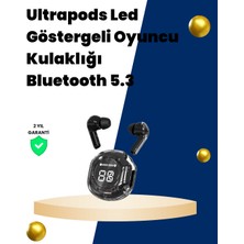 Renklime Bluetooth 5.3 Kablosuz Kulaklık 30MM Sürücü LED Ekranlı Mikrofonlu