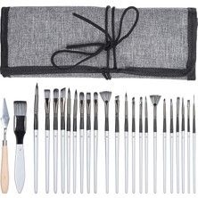 Dora Shopping Yağlıboya Suluboya Guaj Fırça Seti Sentetik Fırça Sap Kullanışlı