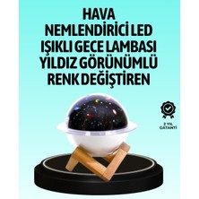 Renklime USB ile Çalışan Projektörlü Aromaterapi Nemlendirici Masaüstü Kullanım Için Uygun