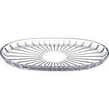Dora Shopping Elegant Oval Servis Tabağı 163X278 mm 000-SEFFAF 1 Ofset Hediyelik Kutu 6 Paşabahce