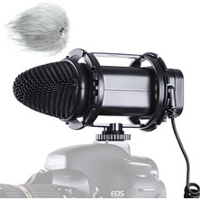 Dora Shopping V02 Condenser Dslr Kamera Mikrofonu, Standart