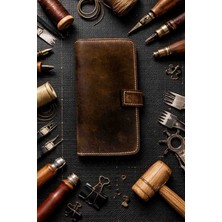 Vintage Leather Craft Erkek Deri Cüzdan