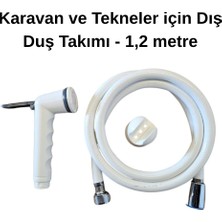 Dokya Dizayn Tekne, Çekme Karavan ve Motokaravan Dış Duş Seti, Karavan Duşu, Tekne Duşu, Fusca Yuva, 1,2 Metre Hortum
