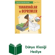 Tübitak Yayınları Yanardağlar ve Depremler - Resimli Etkinlik Kitabı + Dünya Klasiği