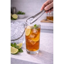 Biradlı Buz Maşası 14,5 cm | Paslanmaz Bar Maşası – Bar & Restoran